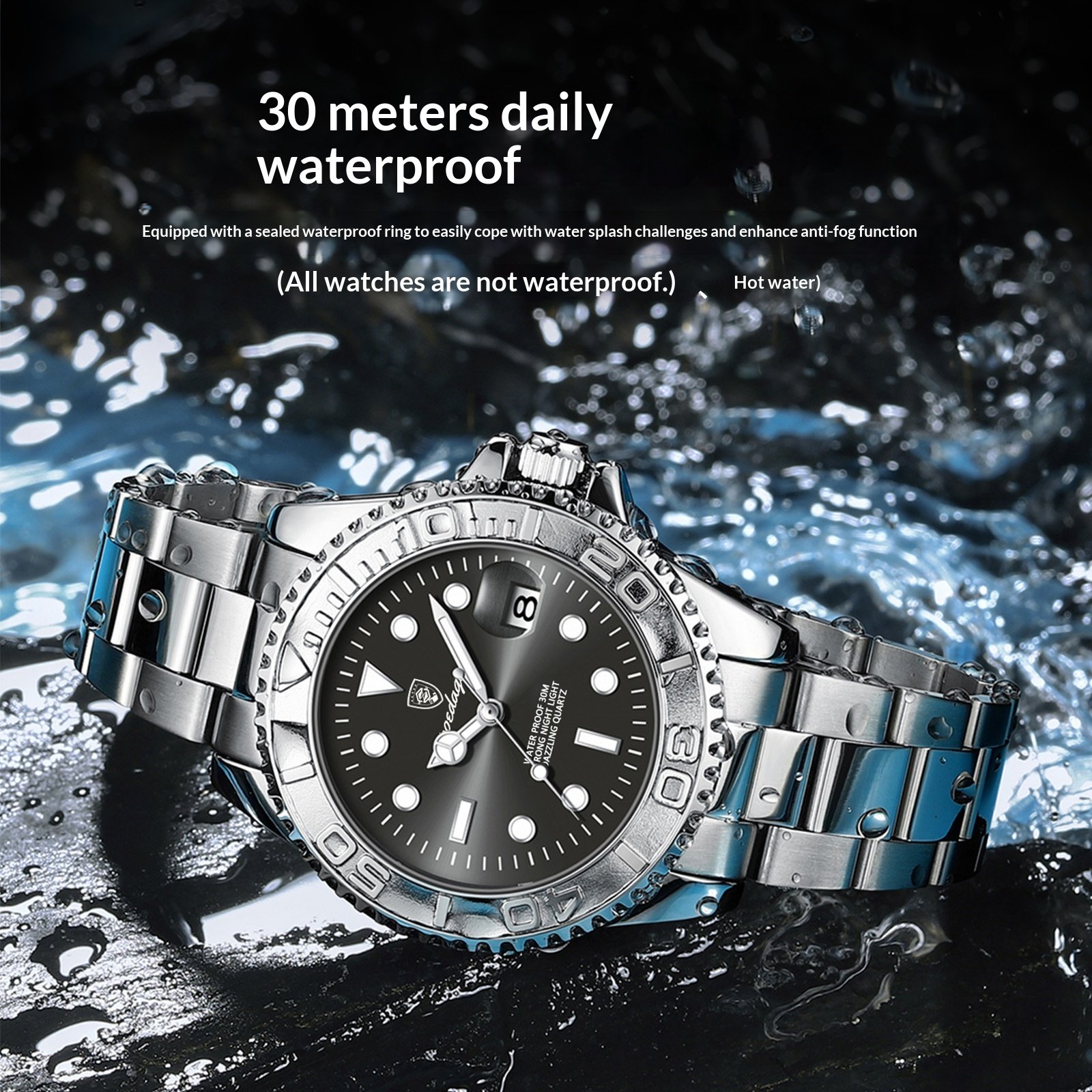 New Swiss Brand Men’s Waterproof Luminous Quartz Timepiece - Image 5