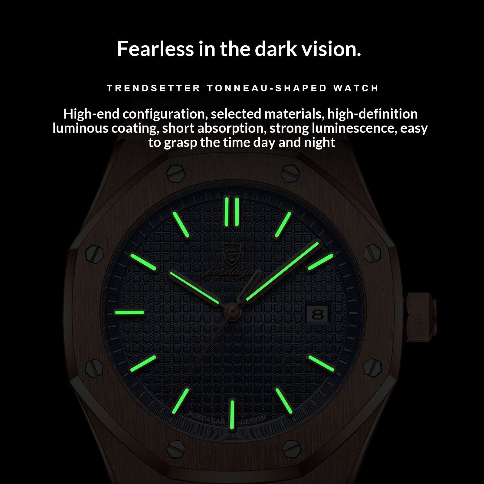 Swiss Men’s Quartz Watch – Waterproof, Luminous Dial, & Stylish New Design - Image 5