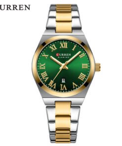 Alternative view of Lady Roman numeral quartz watch, waterproof calendar women's wristwatch quartz watch