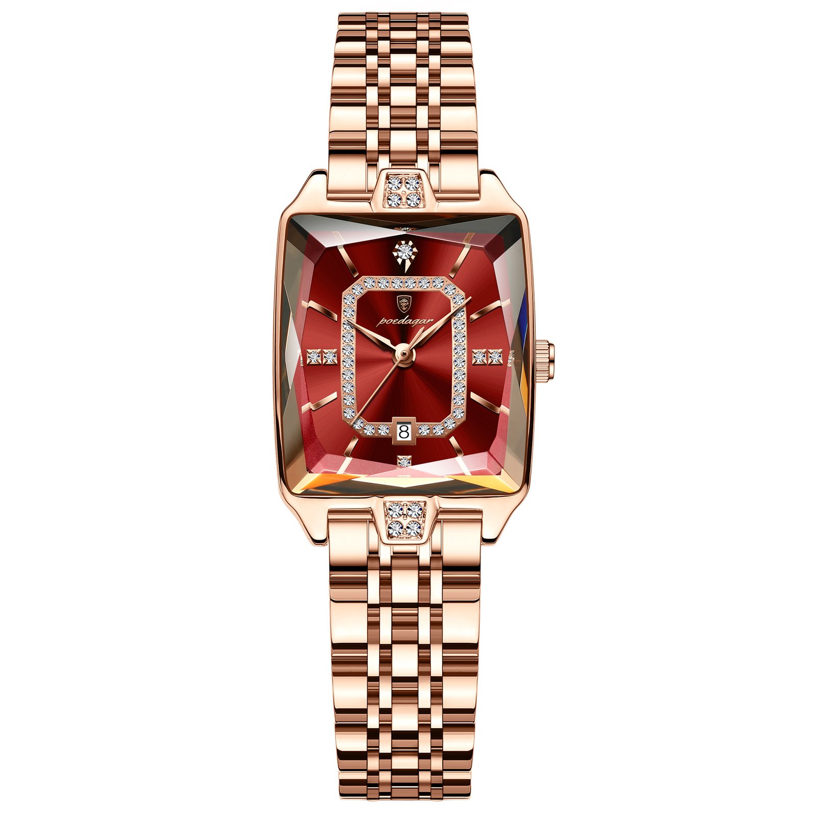 Swiss Brand Luxury Women’s Square Watch – Waterproof, Fashionable New Release - Image 2