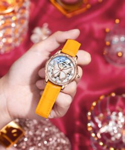 Alternative view of Fashion Orange Butterfly Dial Women’s Watch