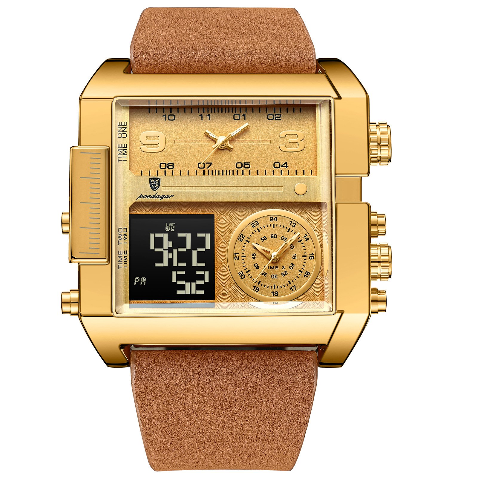 New Swiss Brand Men’s Digital & Analog Quartz Watch - Image 2