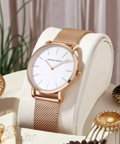 Alternative view of Women Watch Top Brand Japan Quartz Movement 36mm Rose Gold Waterproof