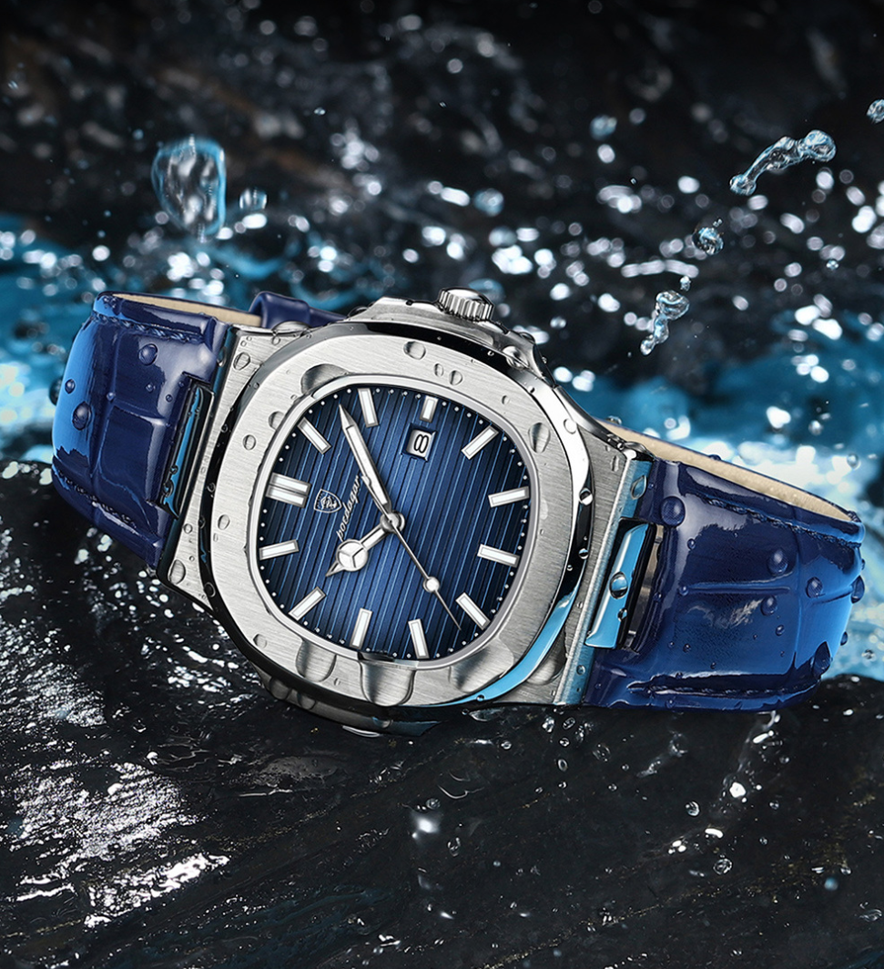 Swiss-Style Ultra-Thin Men’s Watch – Fashionable Waterproof Quartz Timepiece - Image 3