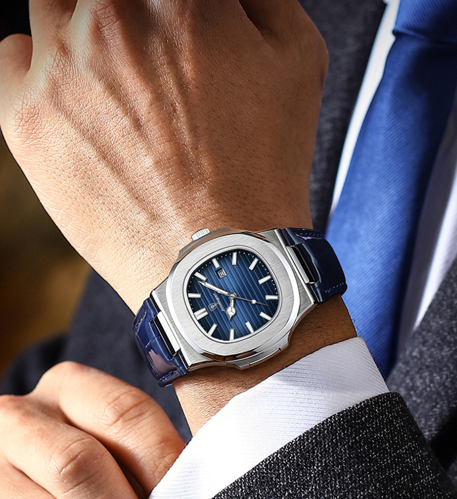 Swiss-Style Ultra-Thin Men’s Watch – Fashionable Waterproof Quartz Timepiece - Image 2