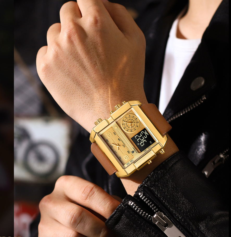 New Swiss Brand Men’s Digital & Analog Quartz Watch