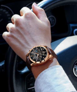 Alternative view of New BODA QIA Waterproof Luminous Men’s Watch – Trendy Korean Student Calendar Edition