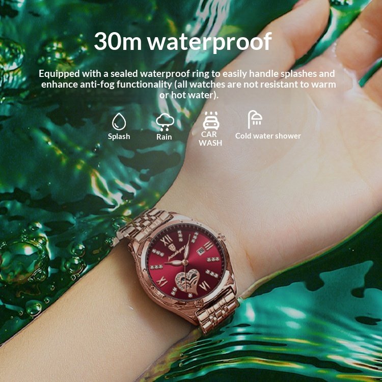 Fashionable Waterproof Women’s Watch – Luminous, Korean Style, with Date Feature for Students - Image 4