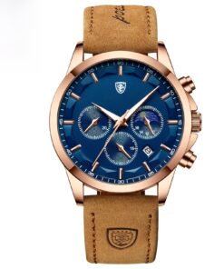 Swiss Men’s Waterproof Multifunction Quartz Watch